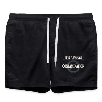microbiologie - Short de bain - noir - Devant - AI Model Male 185 light (185cm)