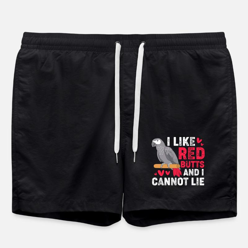 Parrot Grey - Badshorts - svart