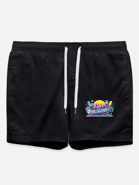 Grille néon Retro Reloaded - Short de bain - noir