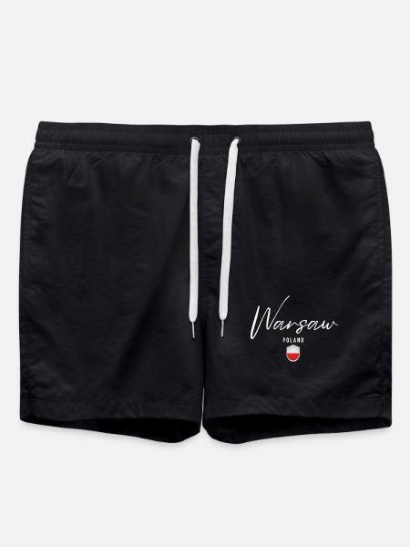 Varsovie, Pologne, design élégant Varsovie - Short de bain - noir