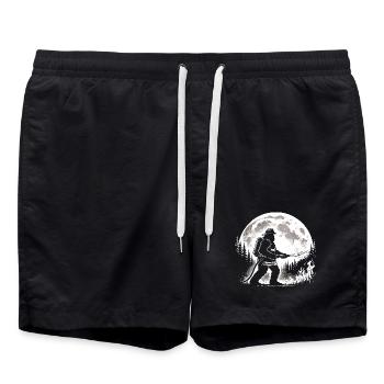 Bigfoot Firefighter - Swim Trunks - black - Front - AI Model Male 185 light (185cm)