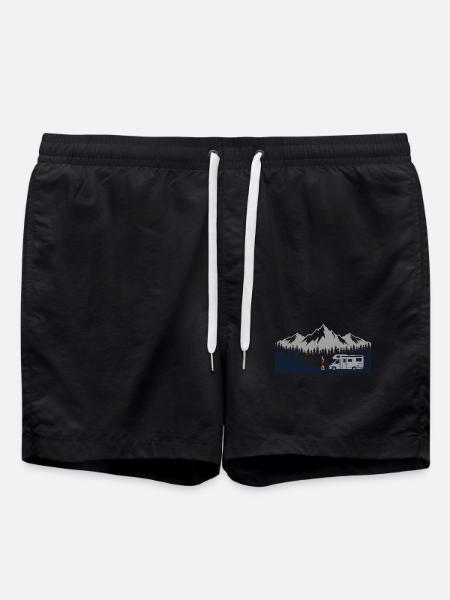 Chemise de camping pour camping-car - Short de bain - noir