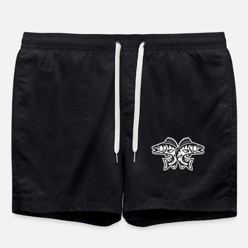 Pike Fish - Swim Trunks - black