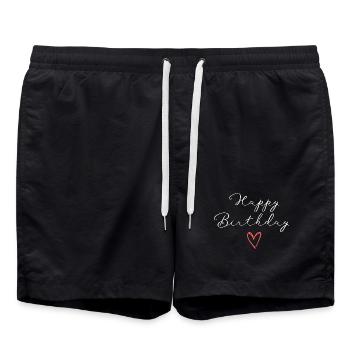 Happy BirthdayHappy Birthday - Swim Trunks - black - Front - AI Model Male 185 light (185cm)