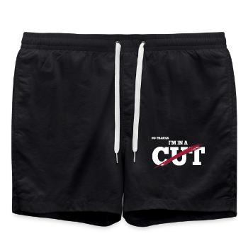 Saison de taille avec déficit calorique réduit - Short de bain - noir - Devant - AI Model Male 185 light (185cm)