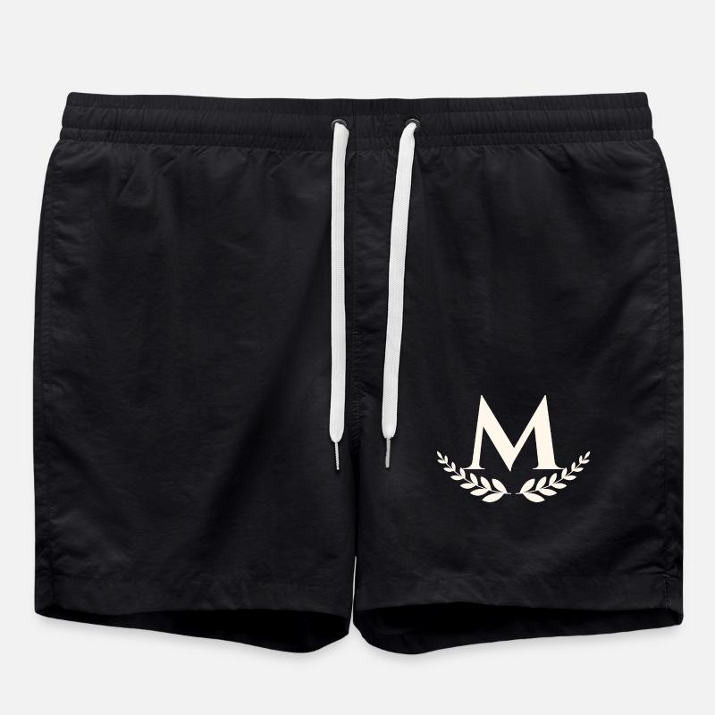 m - Short de bain - noir