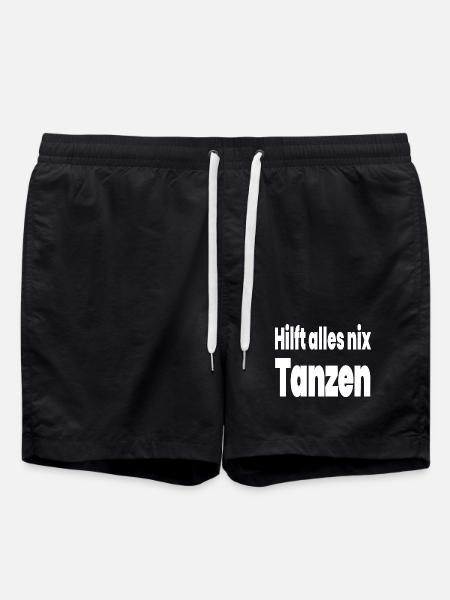 Tanzen - Badeshorts - Schwarz