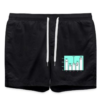 Programmeur Codeur GPT - Short de bain - noir - Devant - AI Model Male 185 light (185cm)