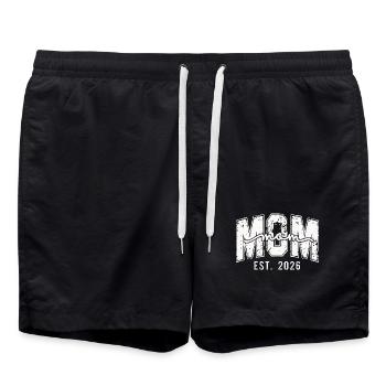 Mama Fondé en 2026 Design - Short de bain - noir - Devant - AI Model Male 185 light (185cm)