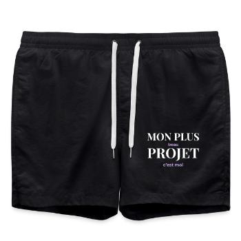 Mon Plus Beau Projet — C'est Moi - Short de bain - noir - Devant - AI Model Male 185 light (185cm)