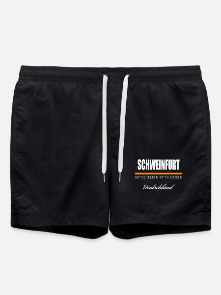 Schweinfurt - Badeshorts - Schwarz