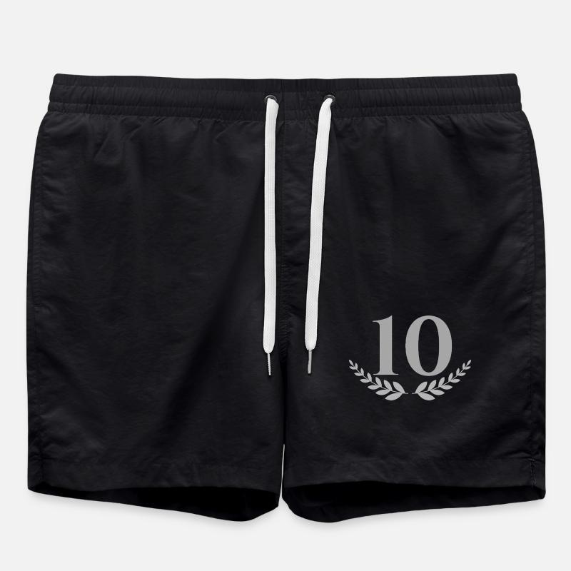 10 - Short de bain - noir