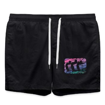 Natation artistique par équipe Natation synchronisée - Short de bain - noir - Devant - AI Model Male 185 light (185cm)