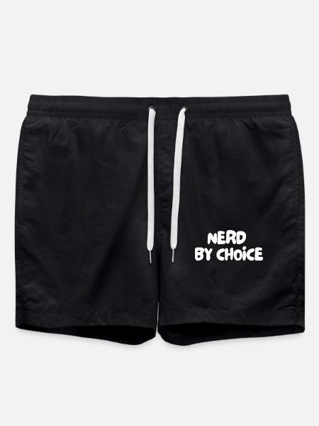 nerd par choix - Short de bain - noir