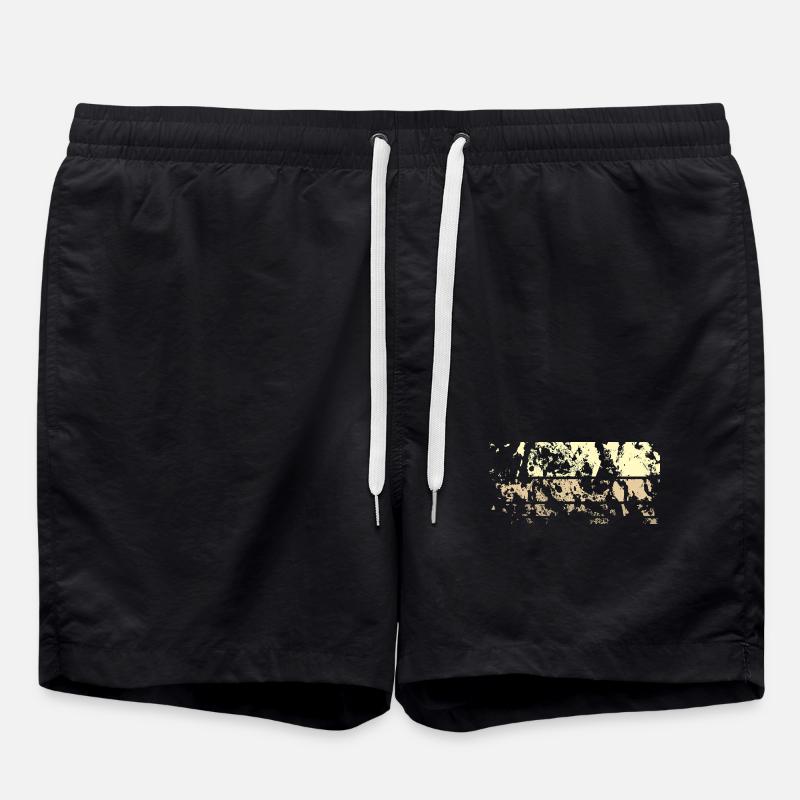 Background Abstract - Swim Trunks - black