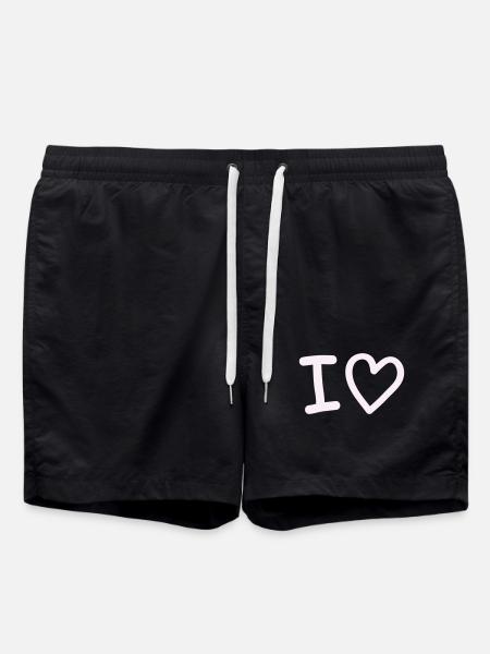 i_love - Short de bain - noir