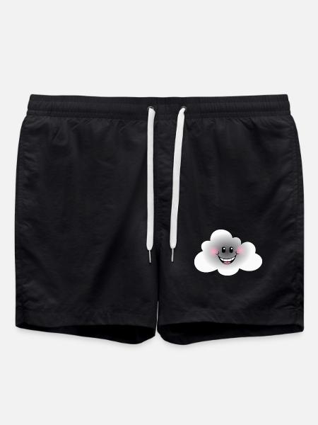 Happy Cloud - Swim Trunks - black
