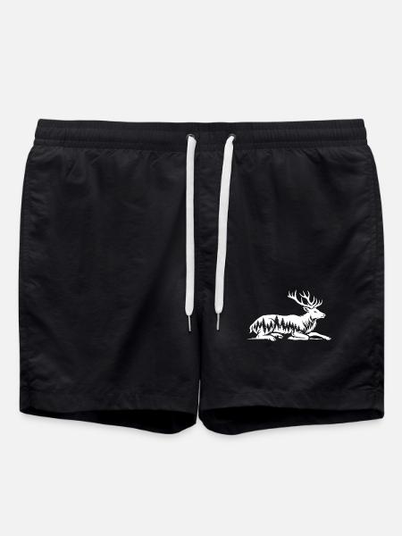 Deer - Swim Trunks - black
