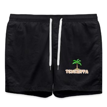 Vacances à Tenerife - Short de bain - noir - Devant - AI Model Male 185 light (185cm)