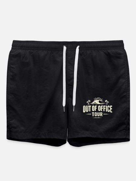 Out of Office Tour Strandwaves - Swim Trunks - black