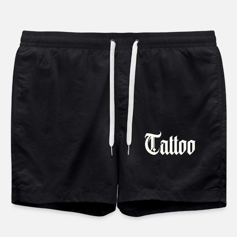 Tattoo - Swim Trunks - black