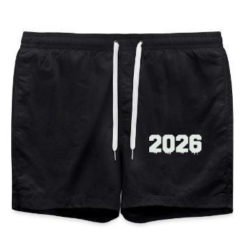 2026 - Short de bain - noir - Devant - AI Model Male 185 light (185cm)