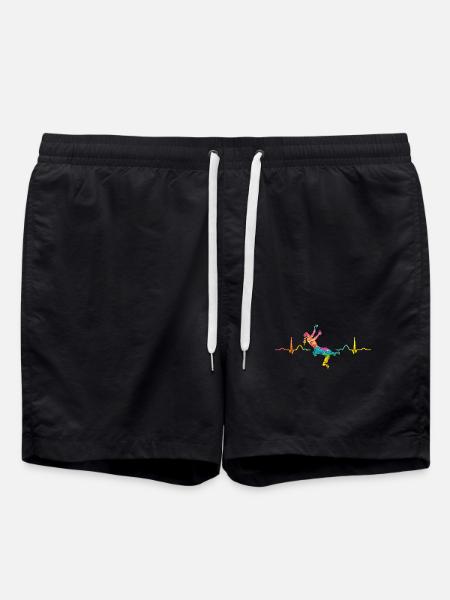 Boulderer heartbeat Bouldering Bouldering - Swim Trunks - black