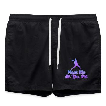 Retrouve-moi au Tee de basket The Pit - Short de bain - noir - Devant - AI Model Male 185 light (185cm)