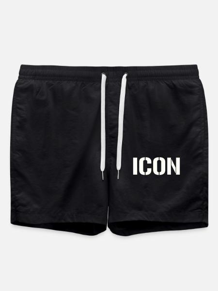 Icône - Short de bain - noir