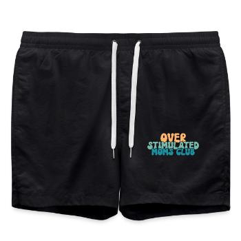 Club de mamans surstimulées - Short de bain - noir - Devant - AI Model Male 185 light (185cm)