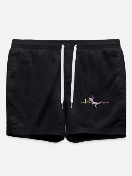 Boulderer heartbeat Bouldering Bouldering - Swim Trunks - black