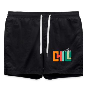 Restez au frais - Short de bain - noir - Devant - AI Model Male 185 light (185cm)