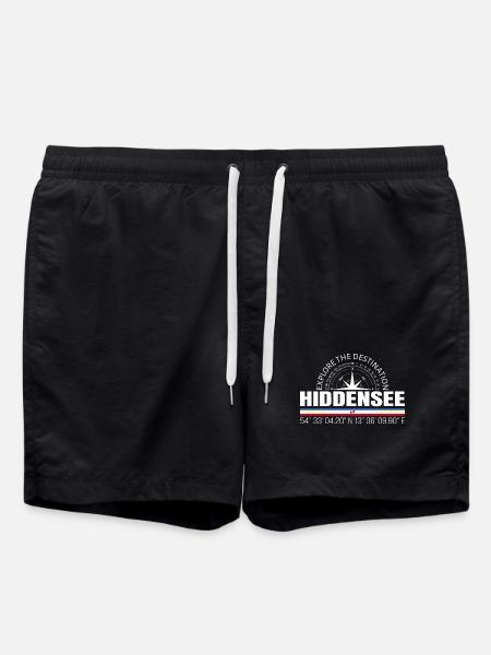 Hiddensee - Badeshorts - Schwarz