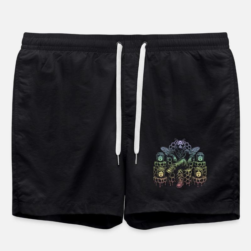 honeybee - Swim Trunks - black
