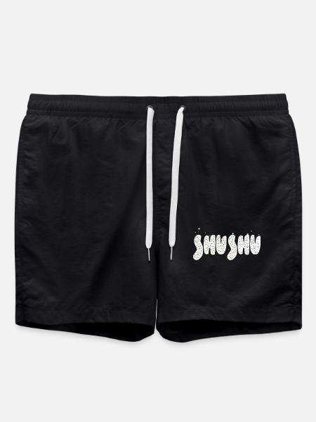 Shushu word art - Swim Trunks - black