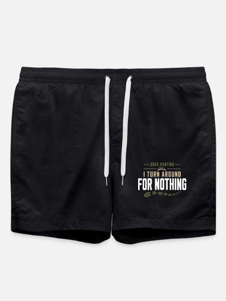 Scale-hunting-scale-hunter-antler-hunting-whitetail - Swim Trunks - black