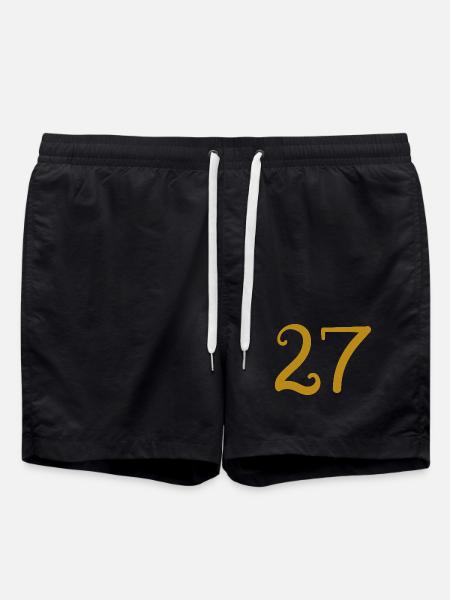 27 - Short de bain - noir