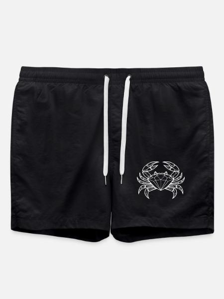 Cancer – Protection & Strength - Swim Trunks - black
