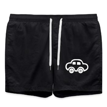 Voiture - Short de bain - noir - Devant - AI Model Male 185 light (185cm)