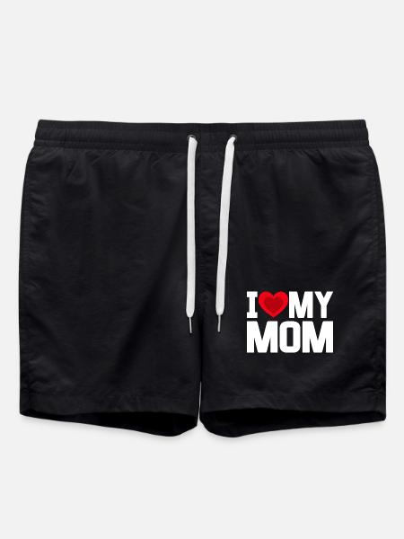 J’aime ma mère - Short de bain - noir