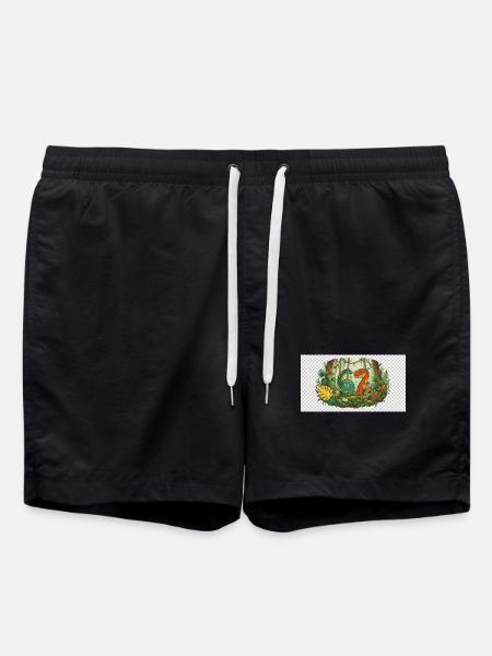 six seven - Swim Trunks - black