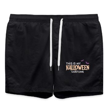 Ceci Est Mon Costume Halloween - Short de bain - noir - Devant - AI Model Male 185 light (185cm)