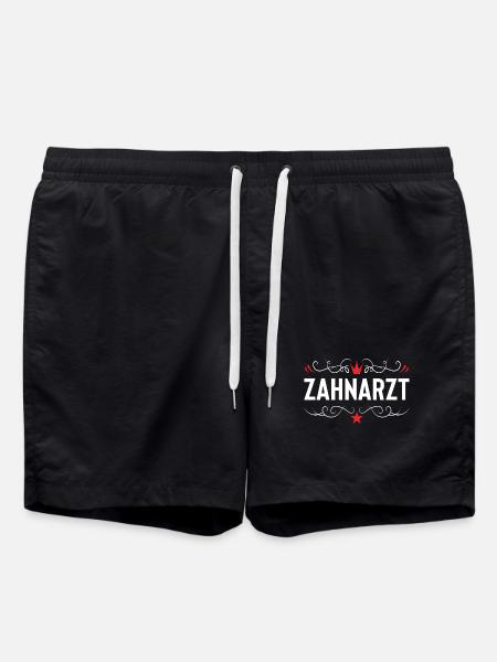 Zahnarzt - Badeshorts - Schwarz