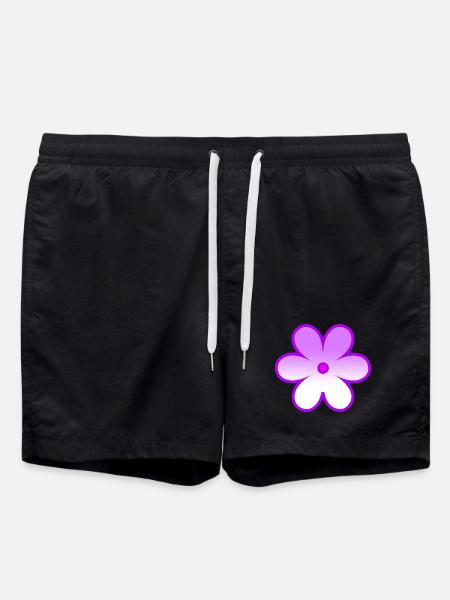 Fleur - Short de bain - noir