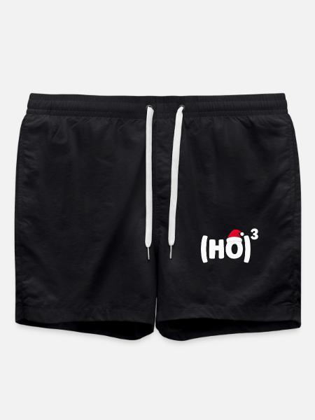 Weihnachtsmann  - Badeshorts - Schwarz