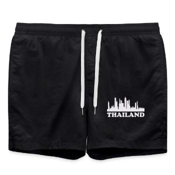 Silhouette de la silhouette de la ligne de Bangko - Short de bain - noir - Devant - AI Model Male 185 light (185cm)