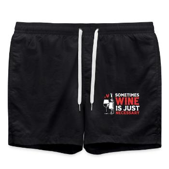 sommelier - Short de bain - noir - Devant - AI Model Male 185 light (185cm)