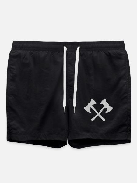 Hache transversale - Short de bain - noir