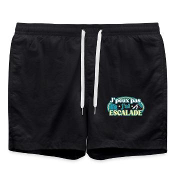J'peux pas j'ai Escalade - Short de bain - noir - Devant - AI Model Male 185 light (185cm)