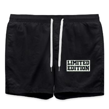 limited_edition - Swim Trunks - black - Front - AI Model Male 185 light (185cm)